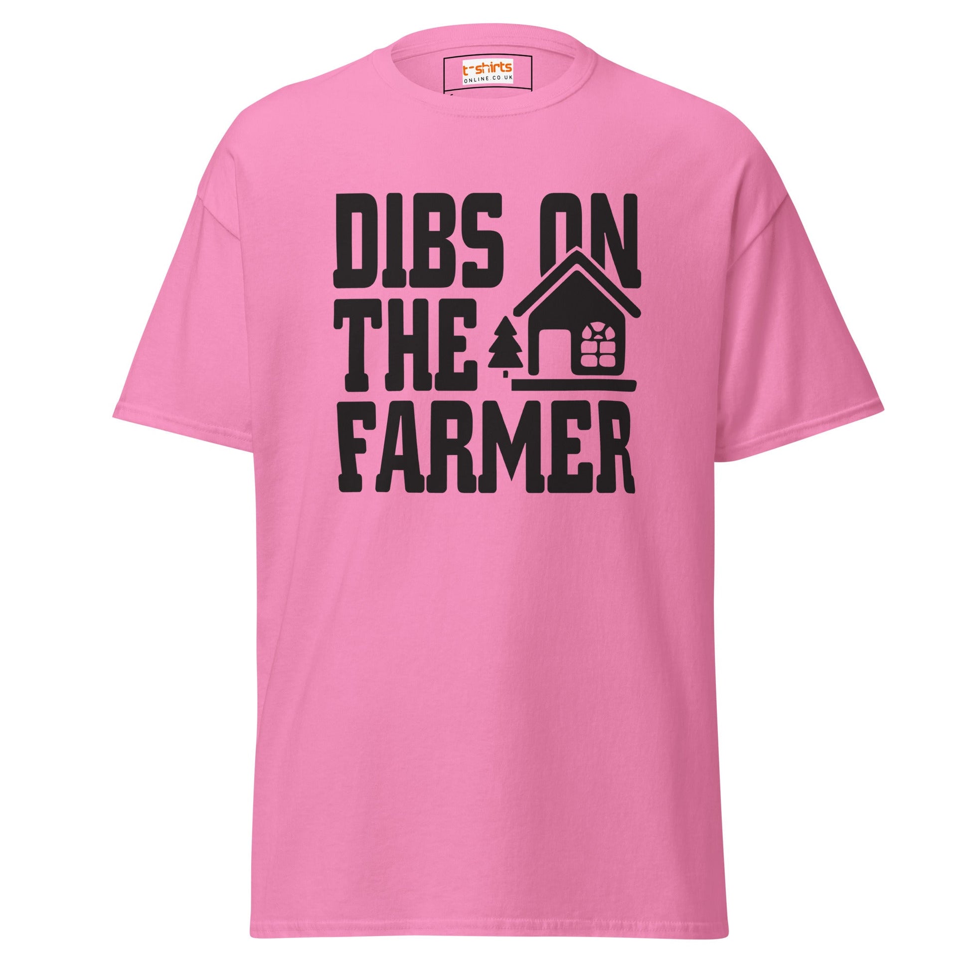 Dibs on the Farmer | Farmer T-Shirt - Azalea - T-Shirts Online