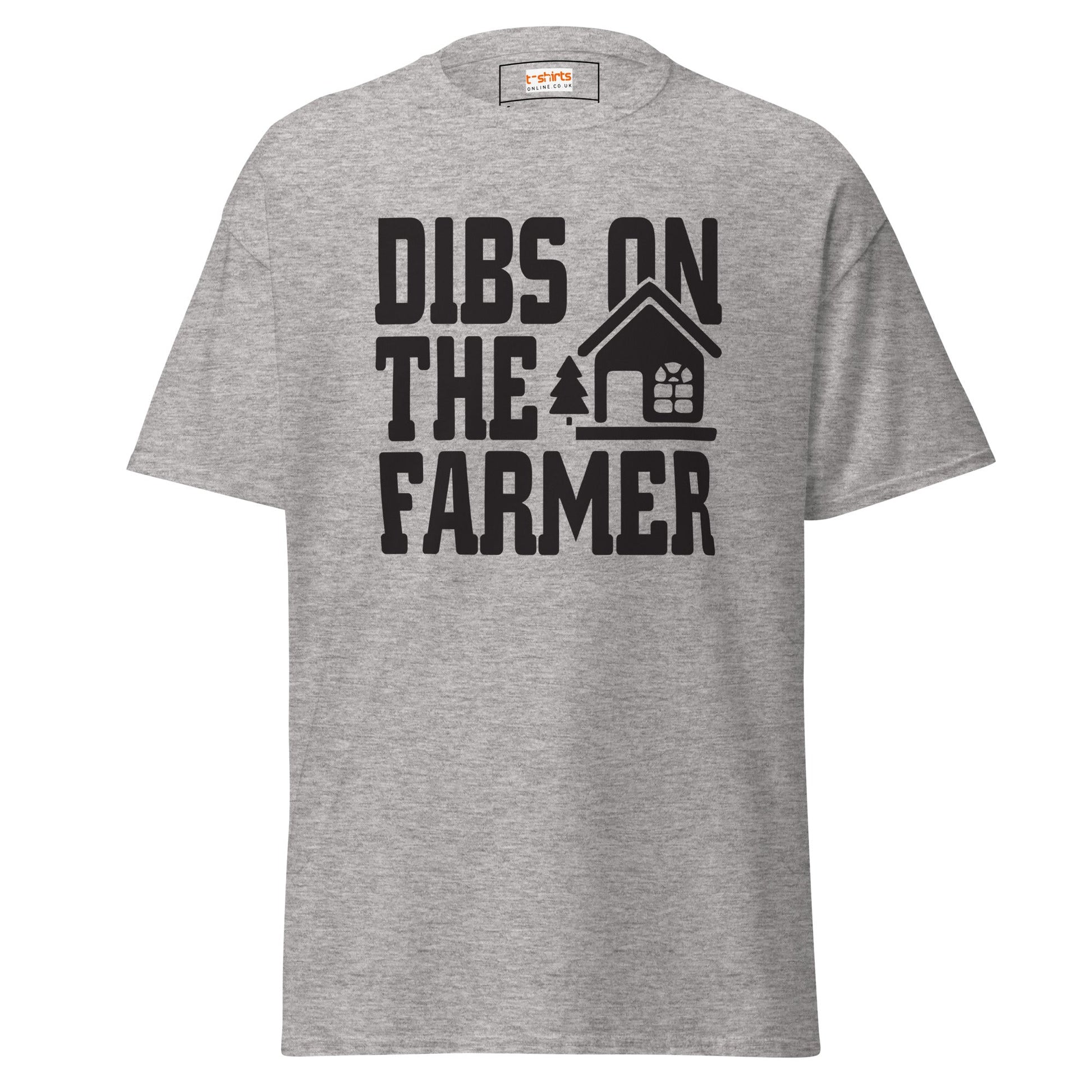 Dibs on the Farmer | Farmer T-Shirt - Sport Grey - T-Shirts Online