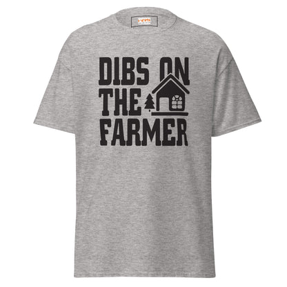 Dibs on the Farmer | Farmer T-Shirt - Sport Grey - T-Shirts Online