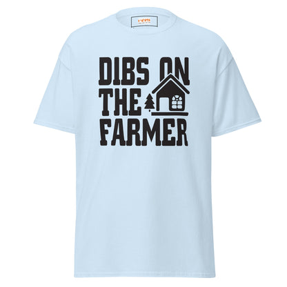 Dibs on the Farmer | Farmer T-Shirt - Light Blue - T-Shirts Online