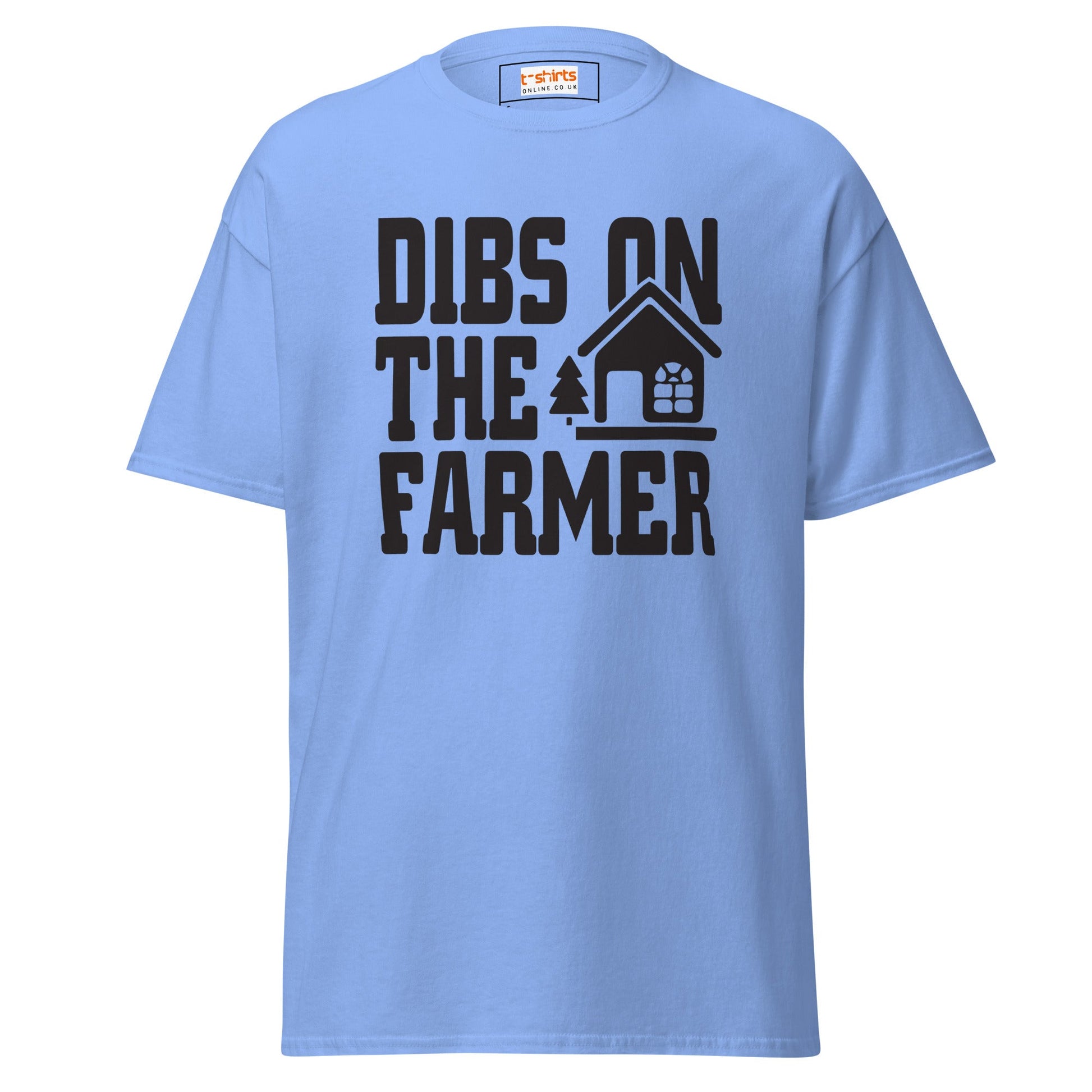 Dibs on the Farmer | Farmer T-Shirt - Carolina Blue - T-Shirts Online