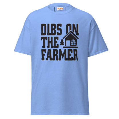 Dibs on the Farmer | Farmer T-Shirt - Carolina Blue - T-Shirts Online