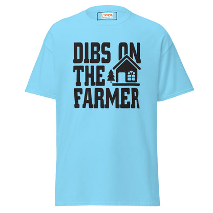 Dibs on the Farmer | Farmer T-Shirt - Sky - T-Shirts Online