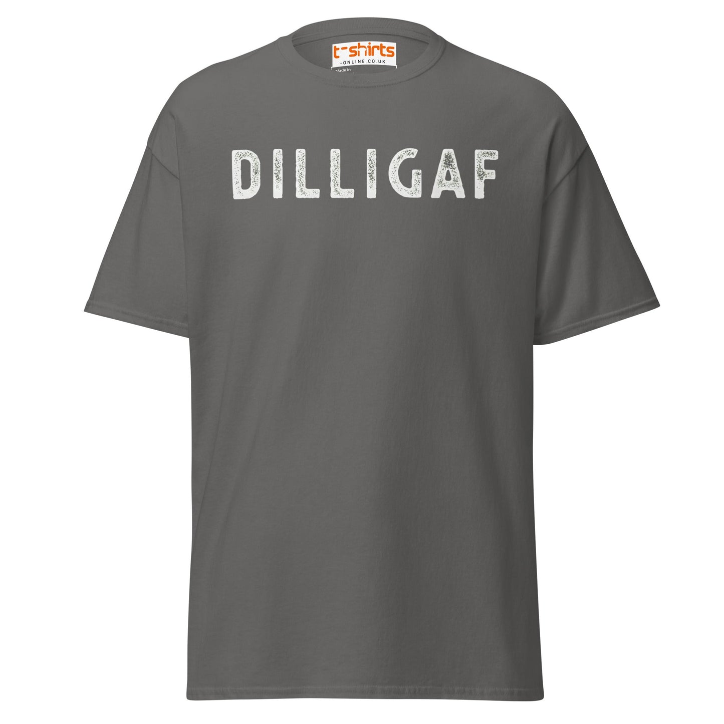 DILLIGAF T-Shirt | Funny Sarcastic Attitude Tee - Charcoal - T-Shirts Online