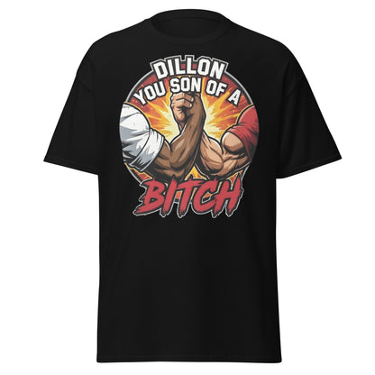 Dillon You Son of a Bitch T-Shirt | Retro Action Movie Tee - Black - T-Shirts Online