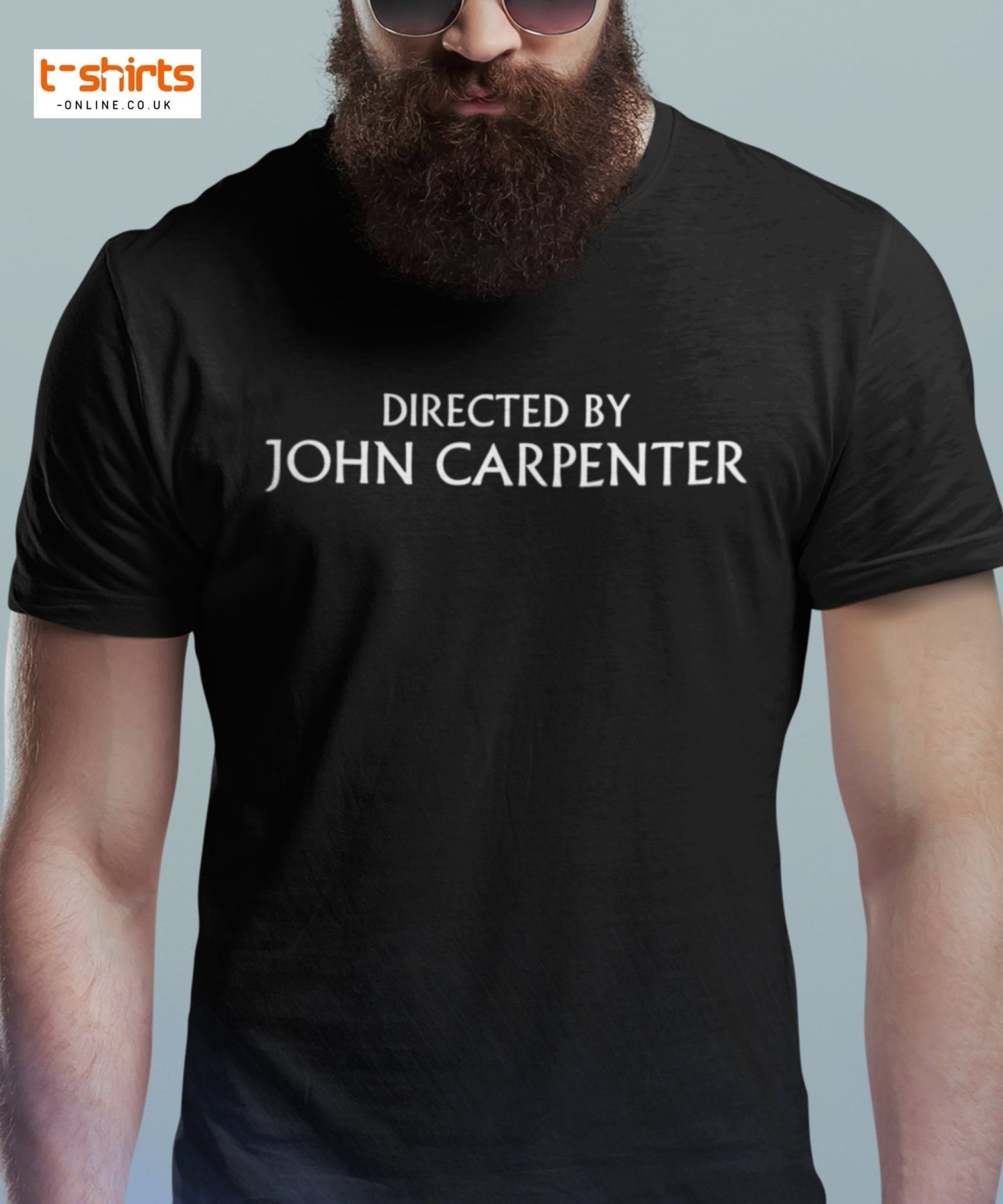 Directed by John Carpenter T-Shirt | Horror Fan Tee - S - T-Shirts Online