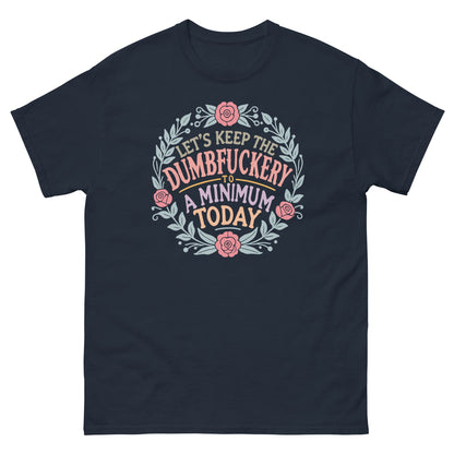 D#mbfuckery | Sarcastic T-Shirt - Navy - T-Shirts Online