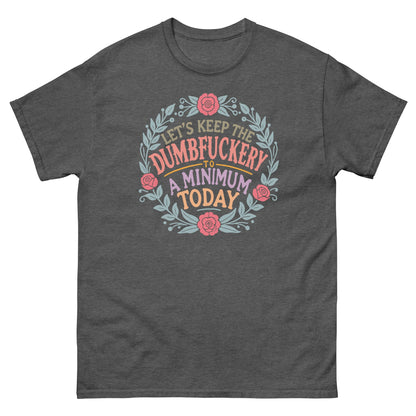 D#mbfuckery | Sarcastic T-Shirt - Dark Heather - T-Shirts Online
