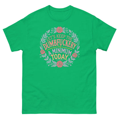 D#mbfuckery | Sarcastic T-Shirt - Irish Green - T-Shirts Online