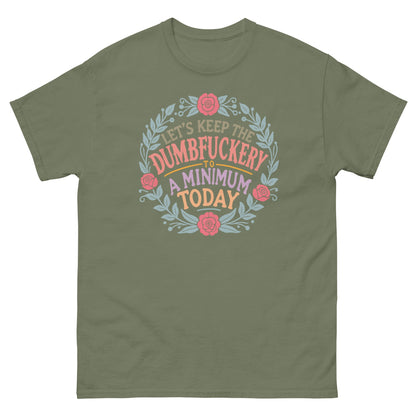 D#mbfuckery | Sarcastic T-Shirt - Military Green - T-Shirts Online