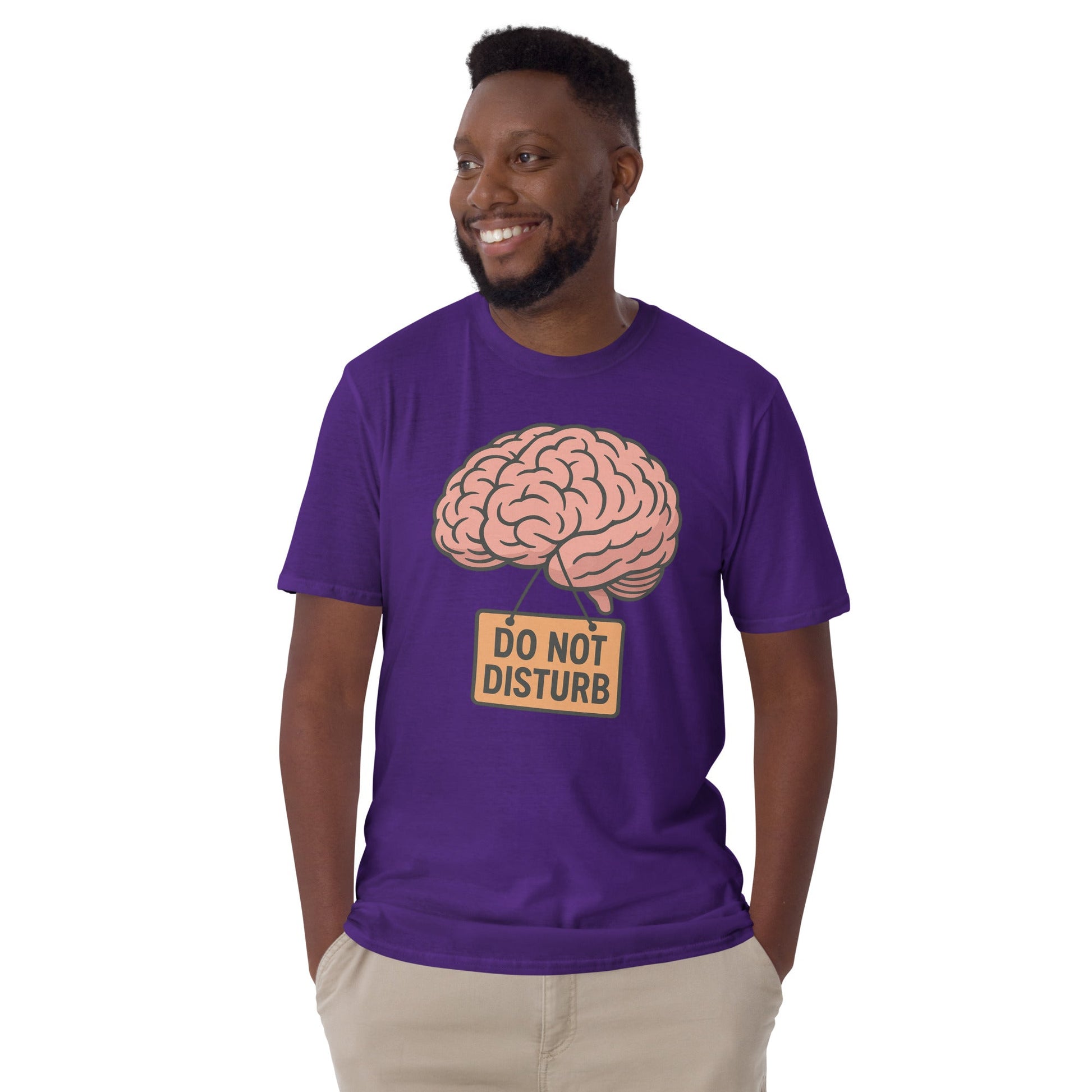 Do Not Disturb T-Shirt - Purple - T-Shirts Online