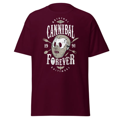 Doctor Cannibal T-Shirt – Horror Movie Parody Tee - Maroon - T-Shirts Online