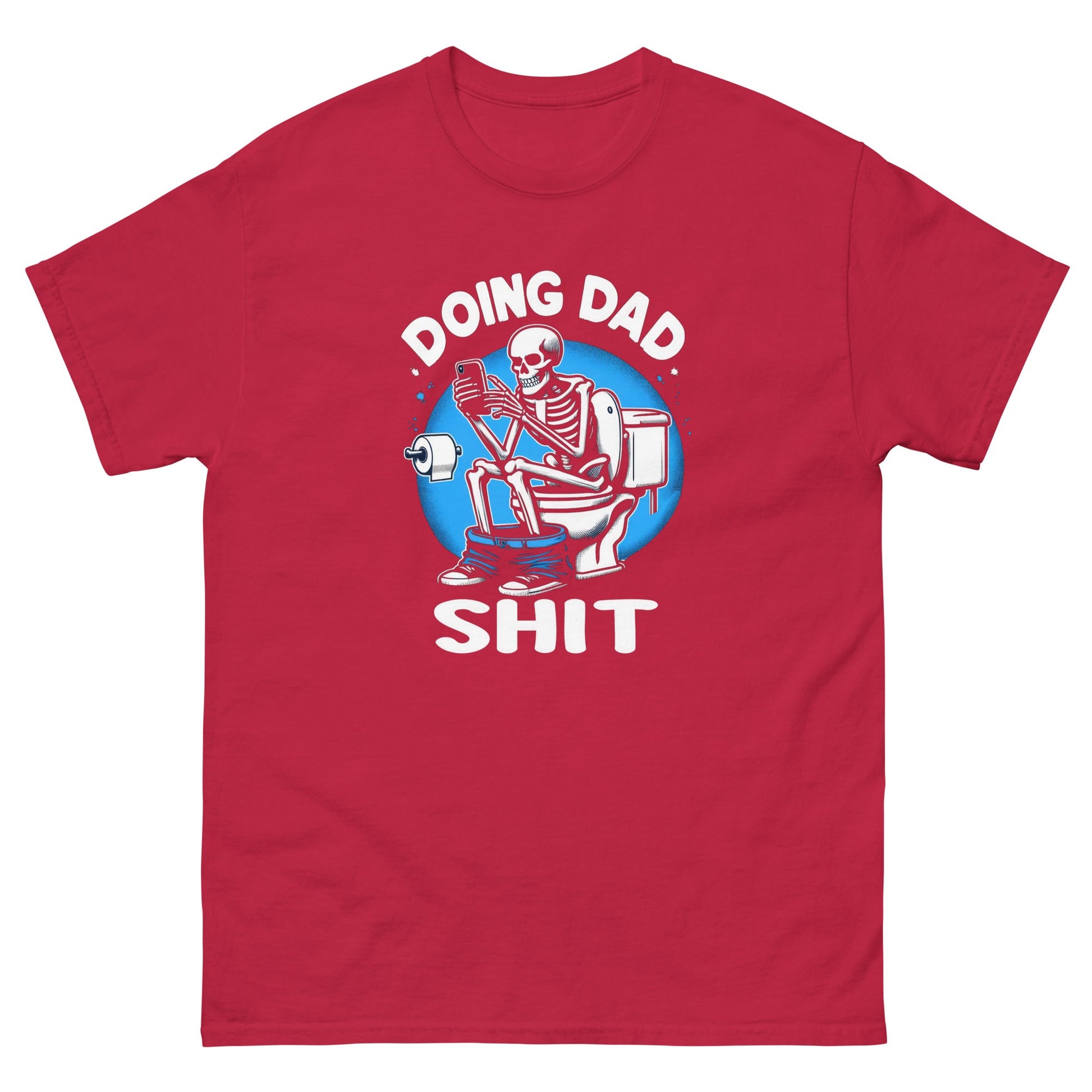 Doing Dad Shit | Father's Day T-Shirt - Cardinal - T-Shirts Online