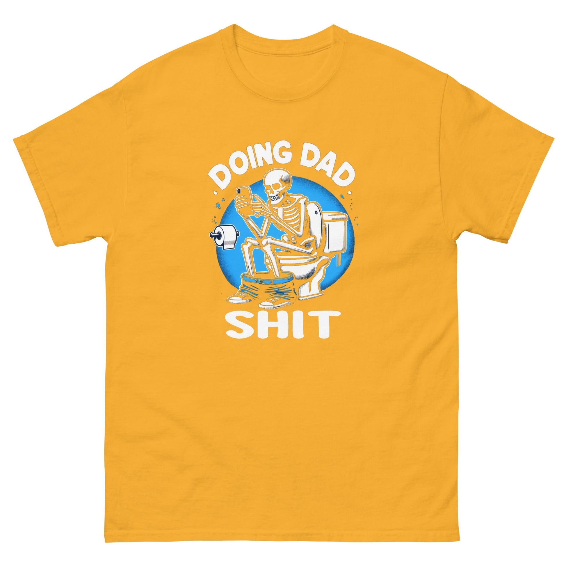 Doing Dad Shit | Father's Day T-Shirt - Gold - T-Shirts Online