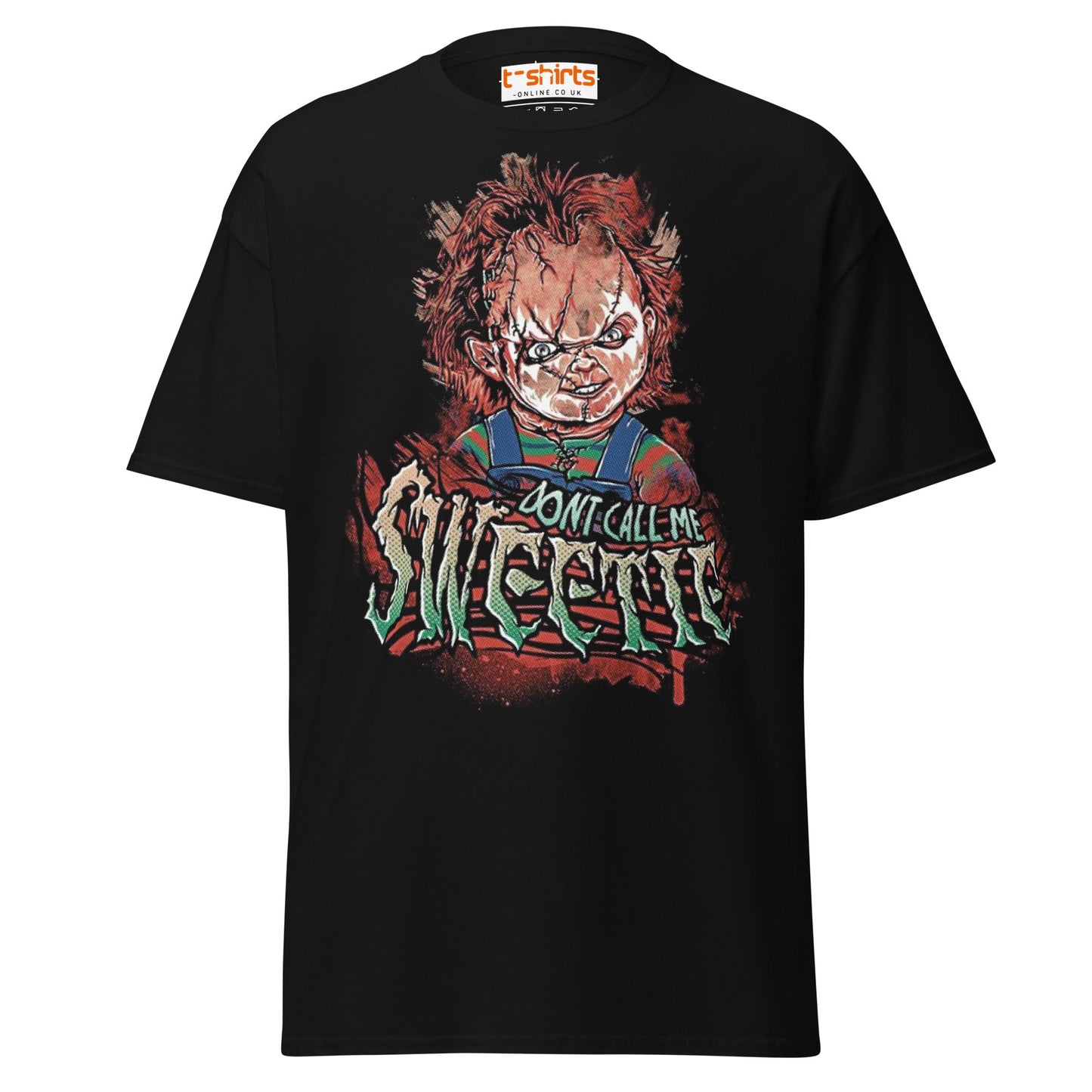 Don’t Call Me Sweetie T-Shirt | Horror Doll Parody Tee - Black - T-Shirts Online
