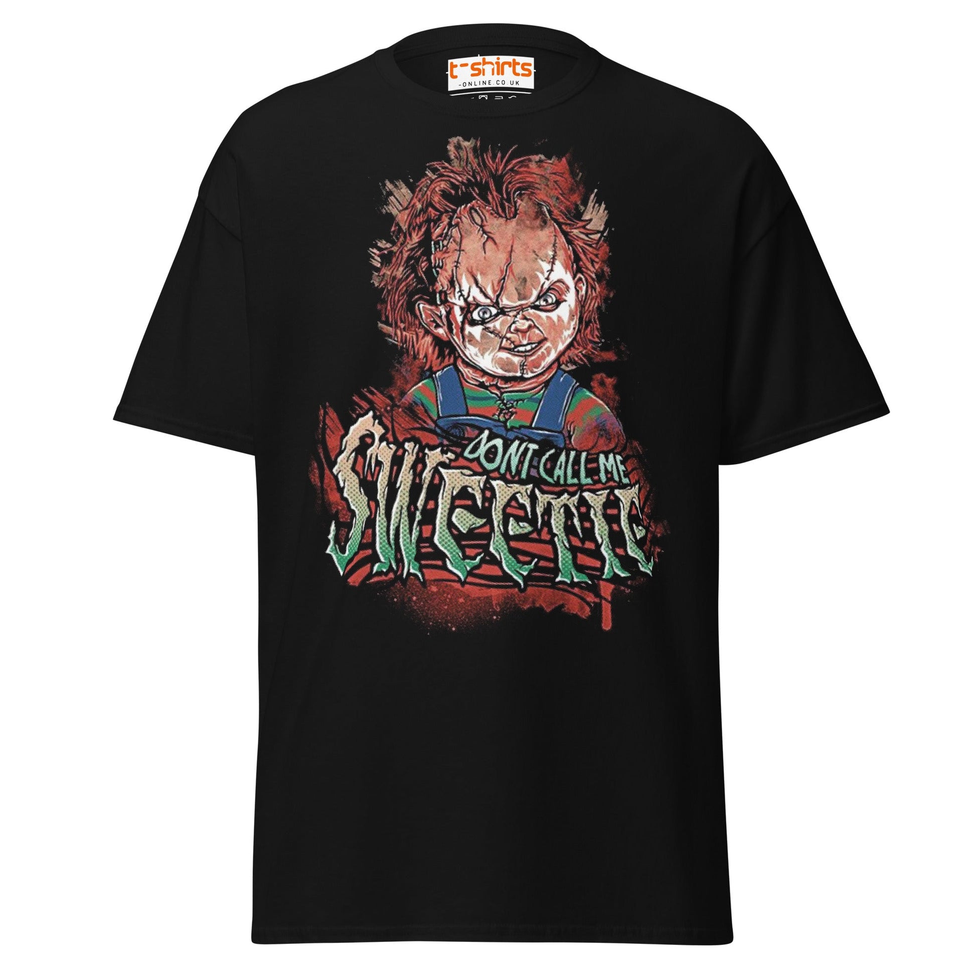 Don’t Call Me Sweetie T-Shirt | Horror Doll Parody Tee - Black - T-Shirts Online