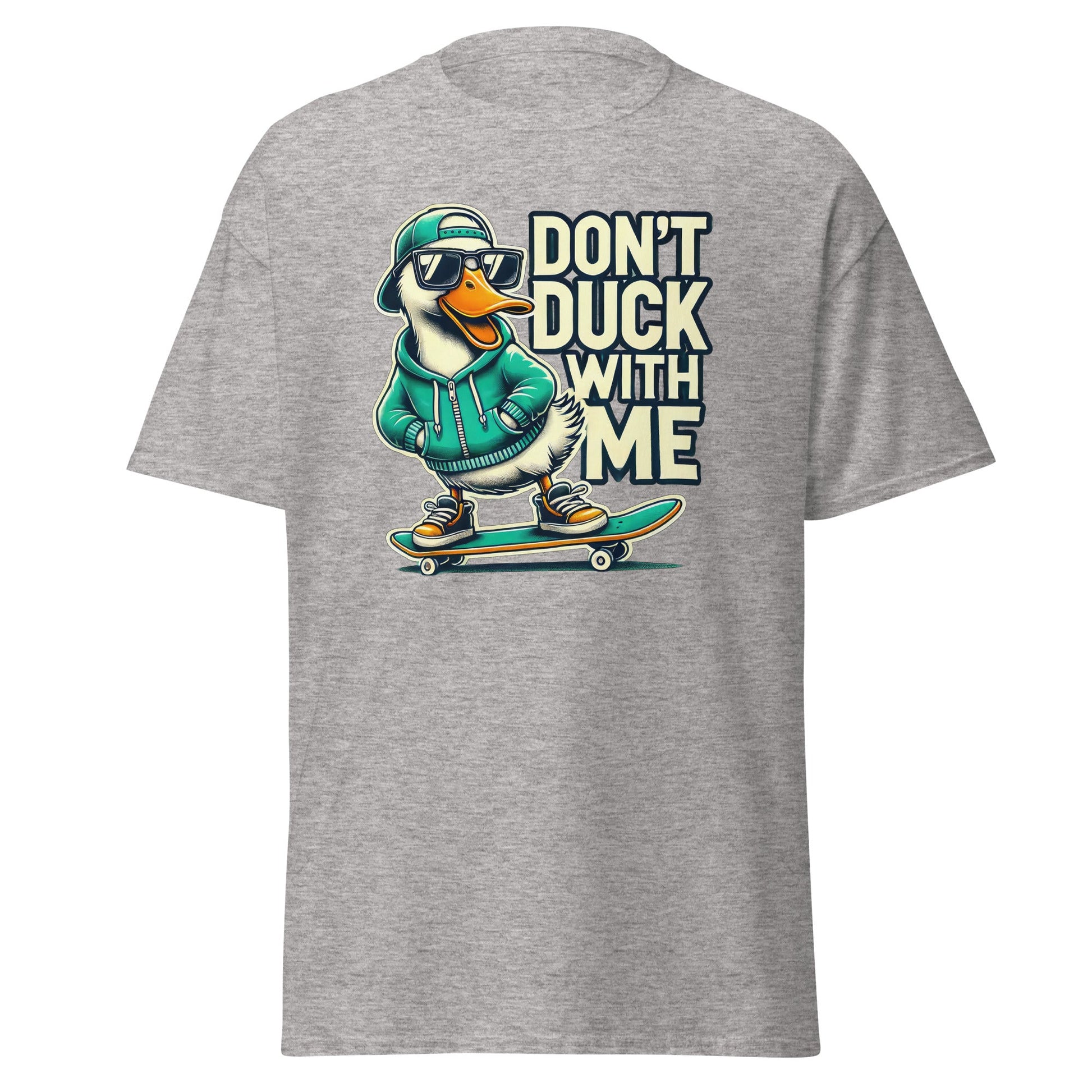 Don't Duck with Me | Duck T-Shirt - Sport Grey - T-Shirts Online