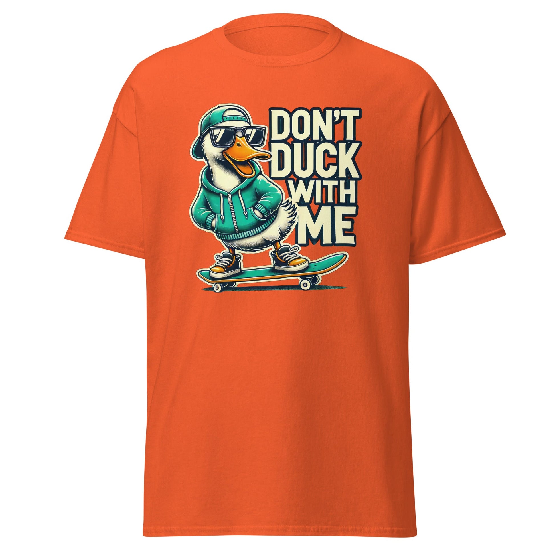 Don't Duck with Me | Duck T-Shirt - Orange - T-Shirts Online