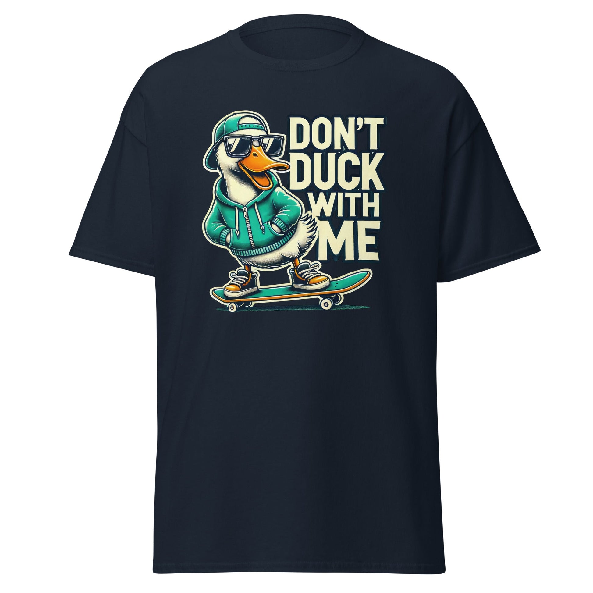 Don't Duck with Me | Duck T-Shirt - Navy - T-Shirts Online