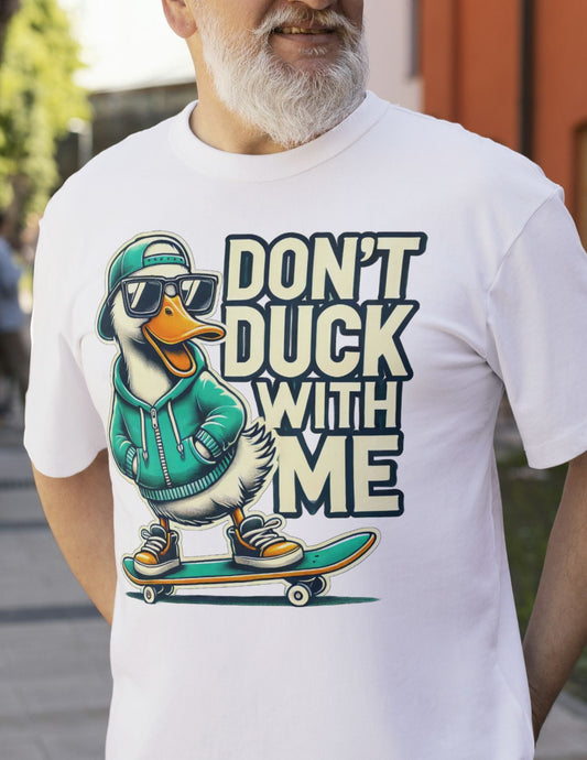 Don't Duck with Me | Duck T-Shirt - Black - T-Shirts Online