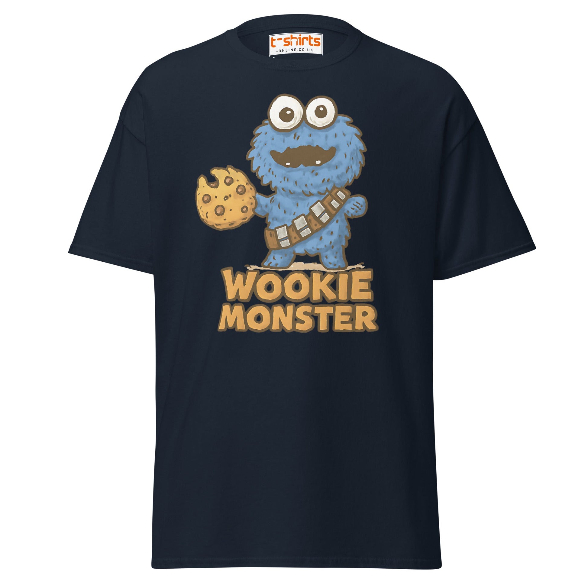 Don’t Feed the Wookie Monster Funny T-Shirt - Navy - T-Shirts Online