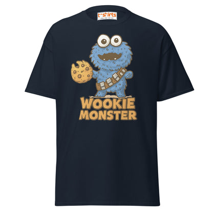 Don’t Feed the Wookie Monster Funny T-Shirt - Navy - T-Shirts Online