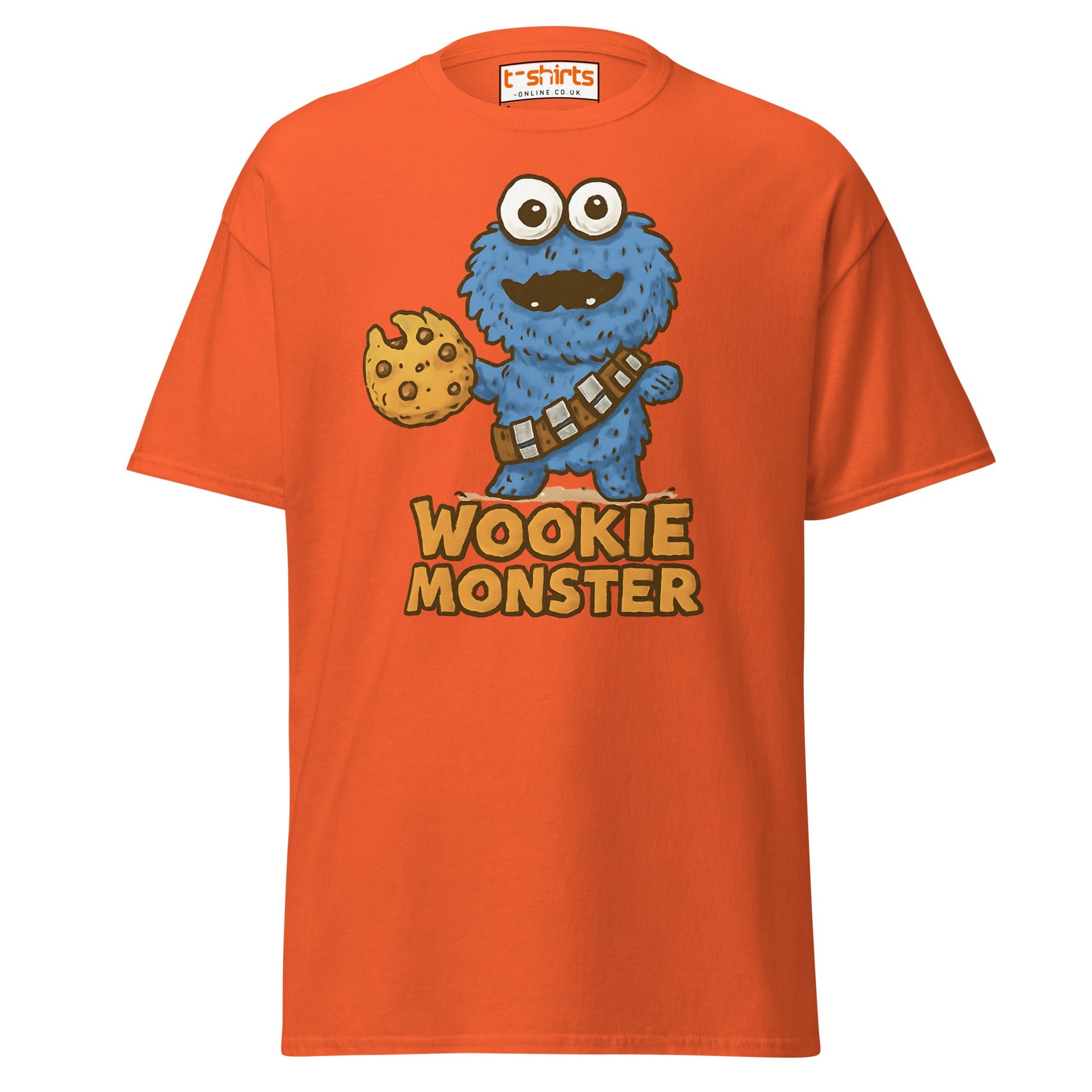 Don’t Feed the Wookie Monster Funny T-Shirt - Orange - T-Shirts Online