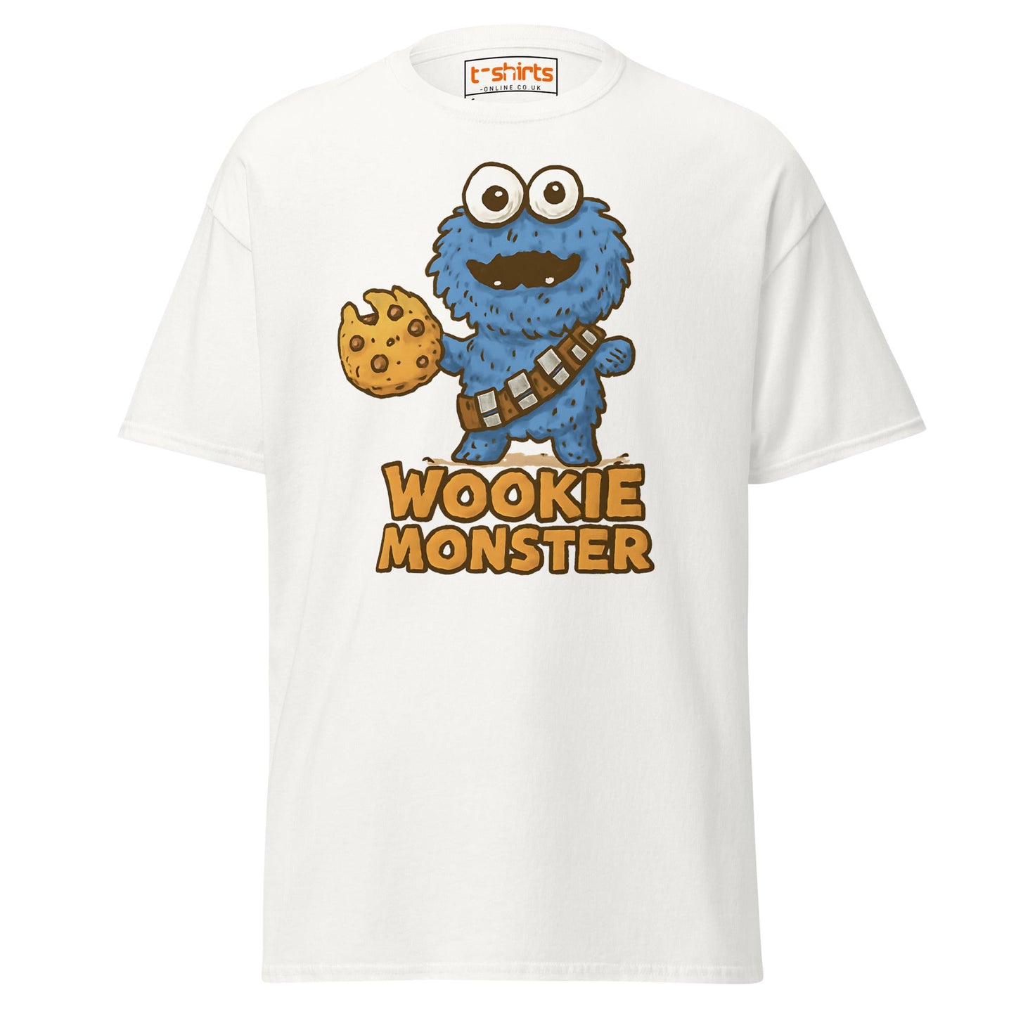 Don’t Feed the Wookie Monster Funny T-Shirt - White - T-Shirts Online