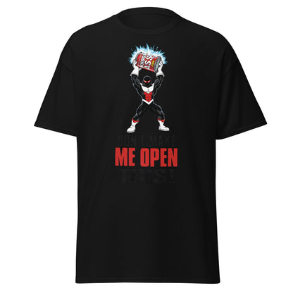 Don't Make Me Open This Can of Whoop Ass Tee - Black - T-Shirts Online