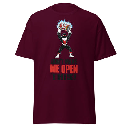 Don't Make Me Open This Can of Whoop Ass Tee - Maroon - T-Shirts Online