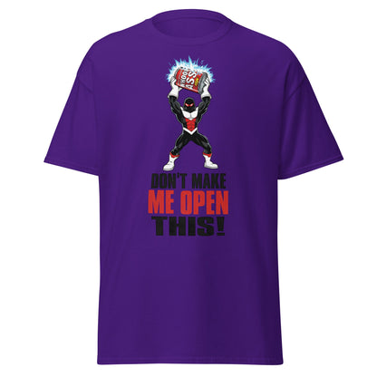Don't Make Me Open This Can of Whoop Ass Tee - Purple - T-Shirts Online