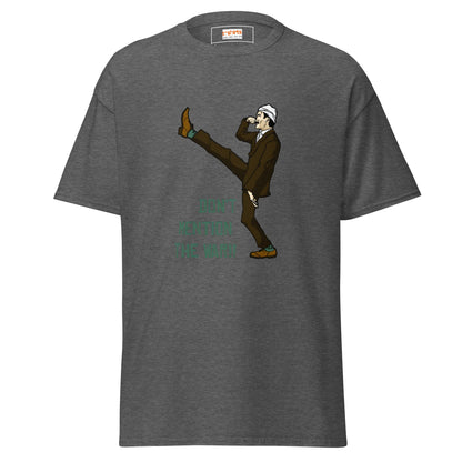 Don't Mention the War | Fawlty Towers T-Shirt - Dark Heather - T-Shirts Online