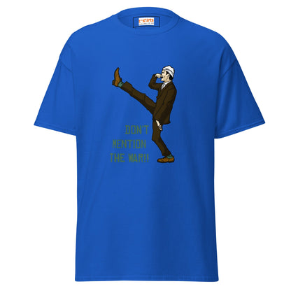 Don't Mention the War | Fawlty Towers T-Shirt - Royal - T-Shirts Online