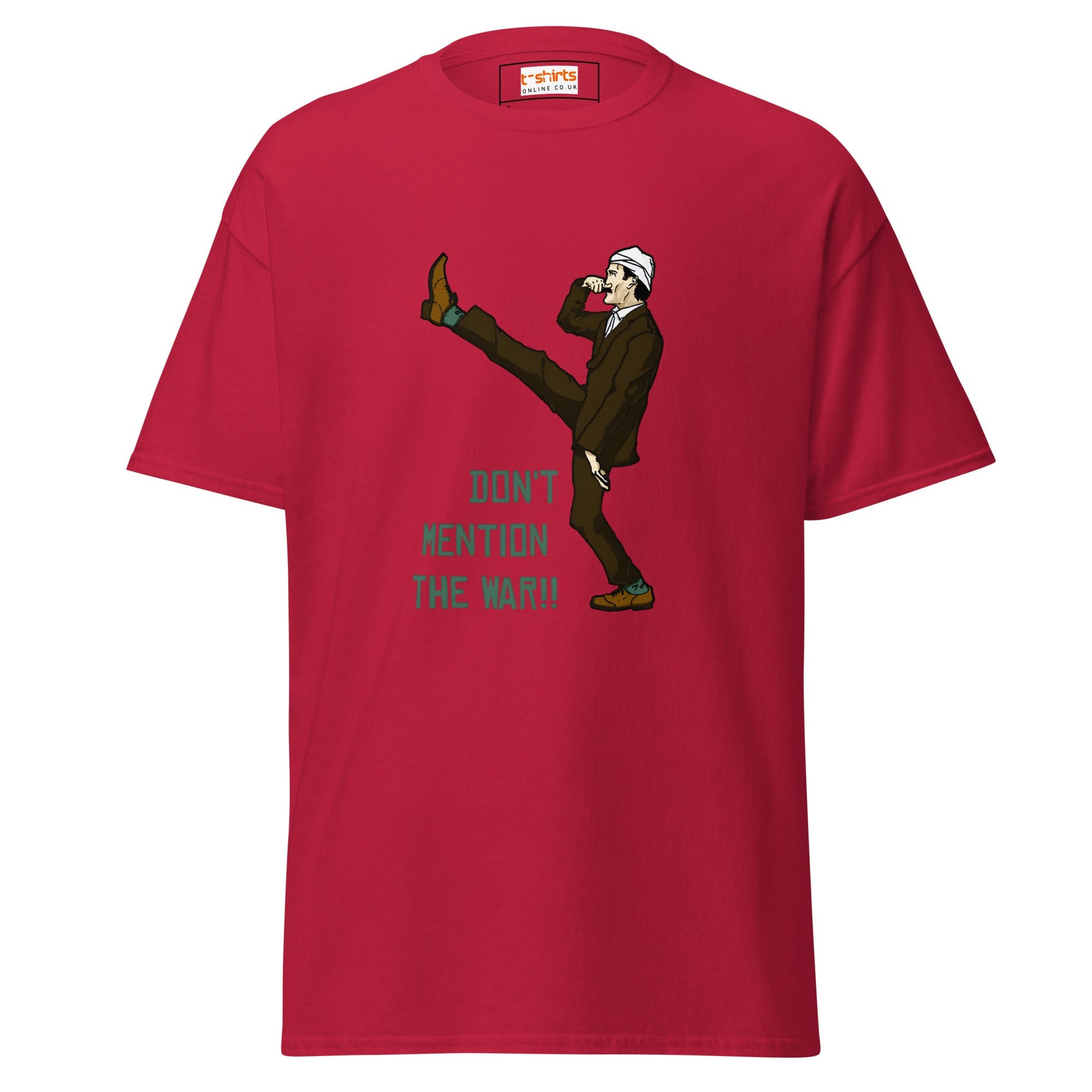 Don't Mention the War | Fawlty Towers T-Shirt - Cardinal - T-Shirts Online