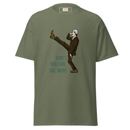 Don't Mention the War | Fawlty Towers T-Shirt - Military Green - T-Shirts Online