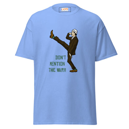 Don't Mention the War | Fawlty Towers T-Shirt - Carolina Blue - T-Shirts Online