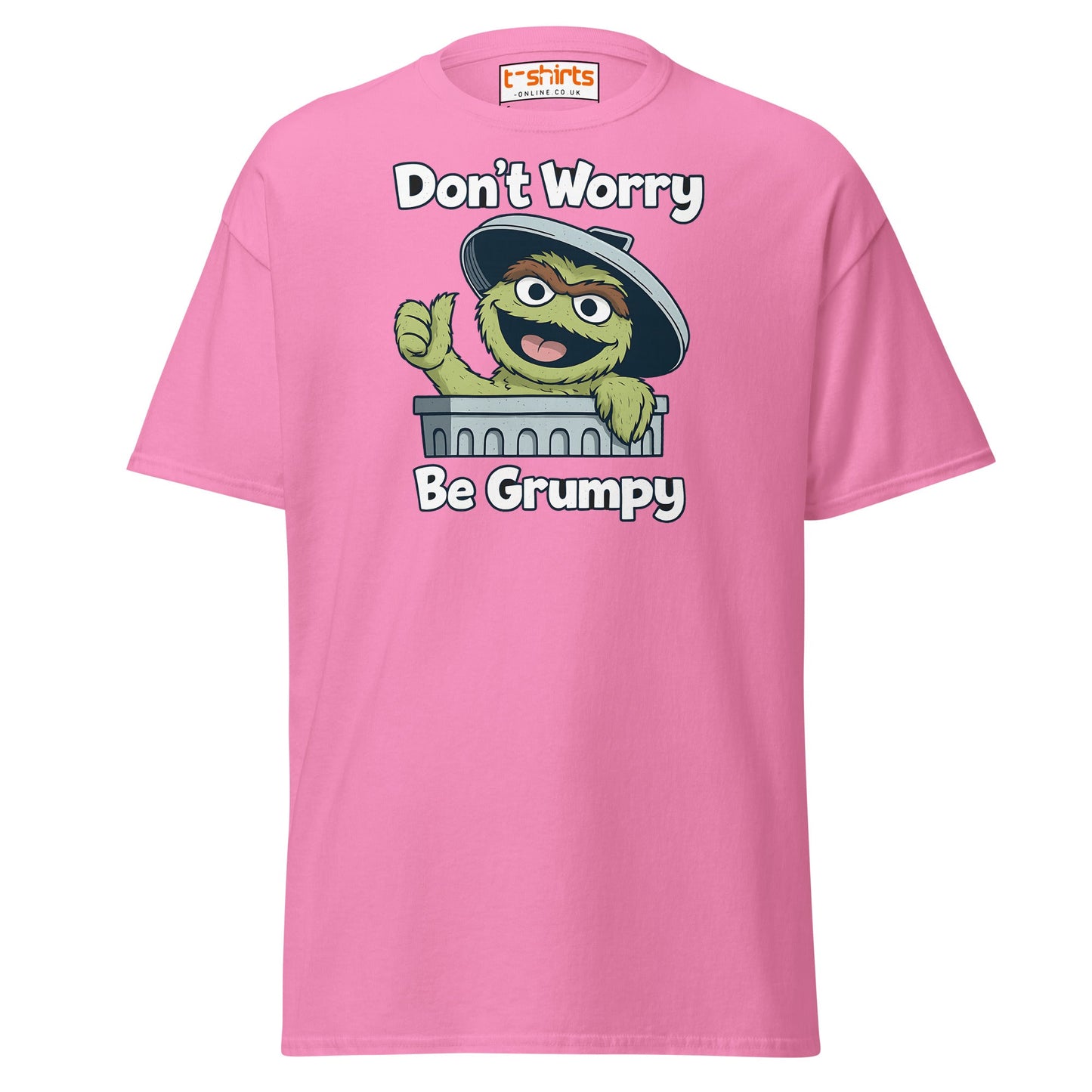 Don’t Worry Be Grumpy T-Shirt – Funny Cartoon Tee - Azalea - T-Shirts Online