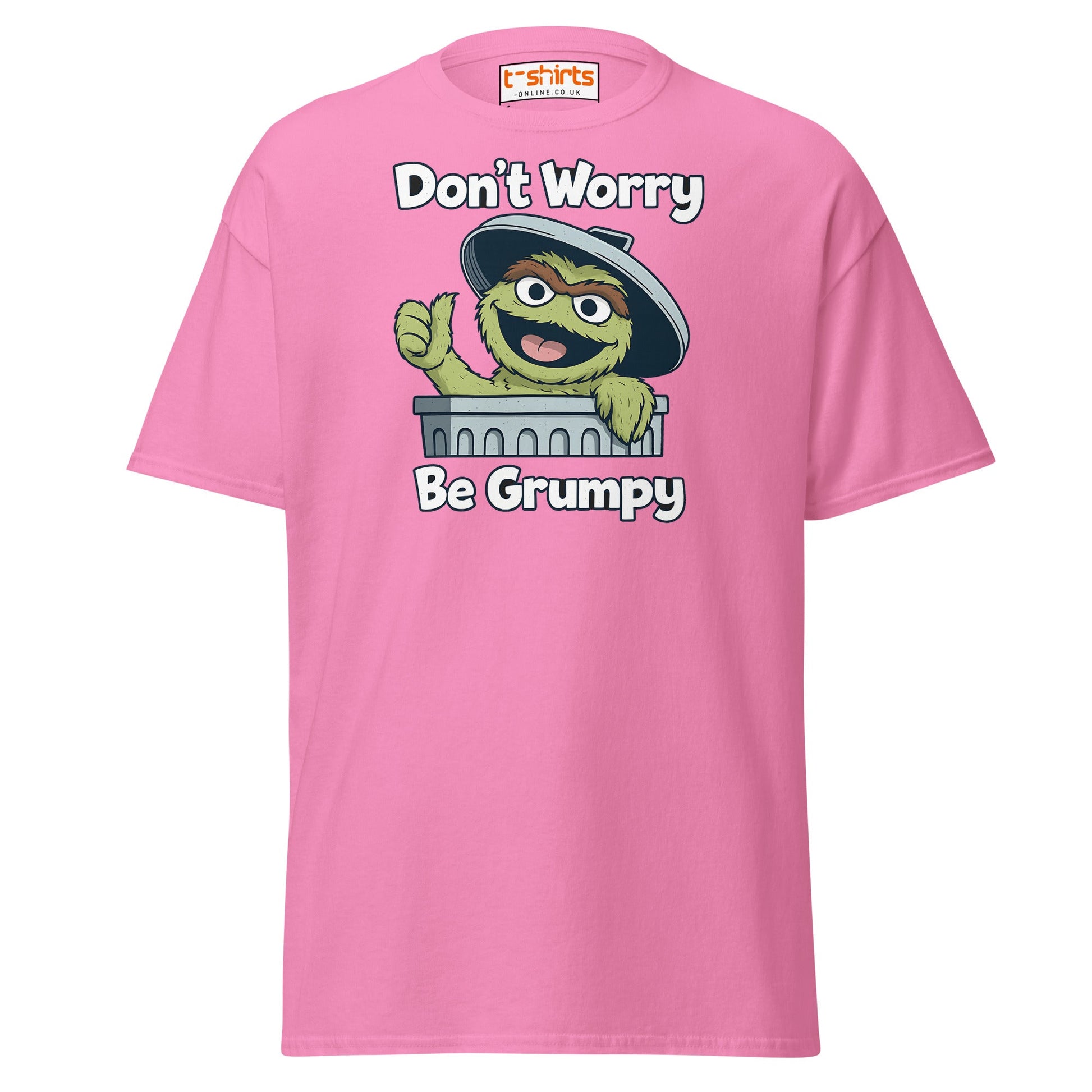 Don’t Worry Be Grumpy T-Shirt – Funny Cartoon Tee - Azalea - T-Shirts Online