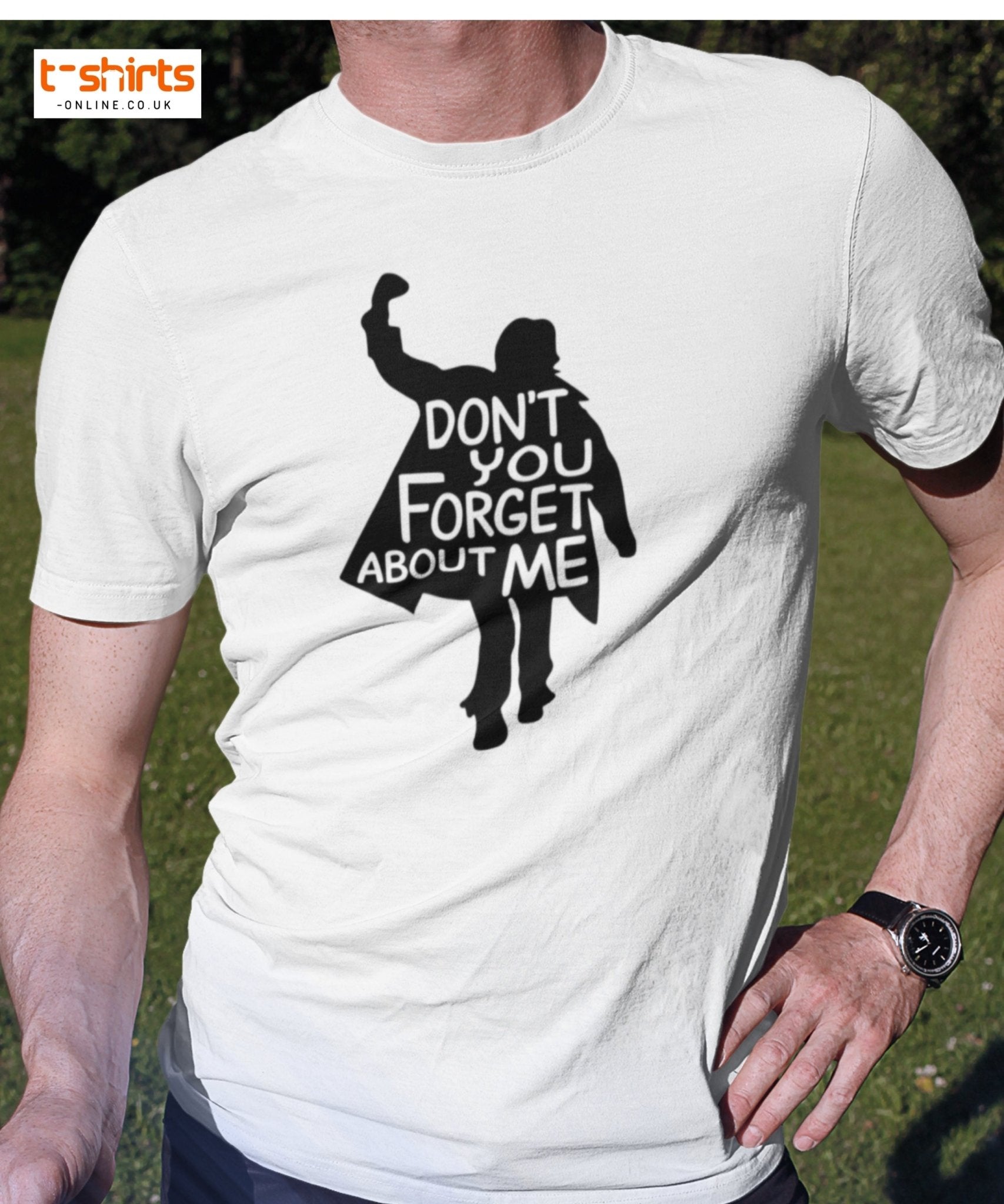 Don’t You Forget About Me T-Shirt – Retro 80s Tee - Navy - T-Shirts Online