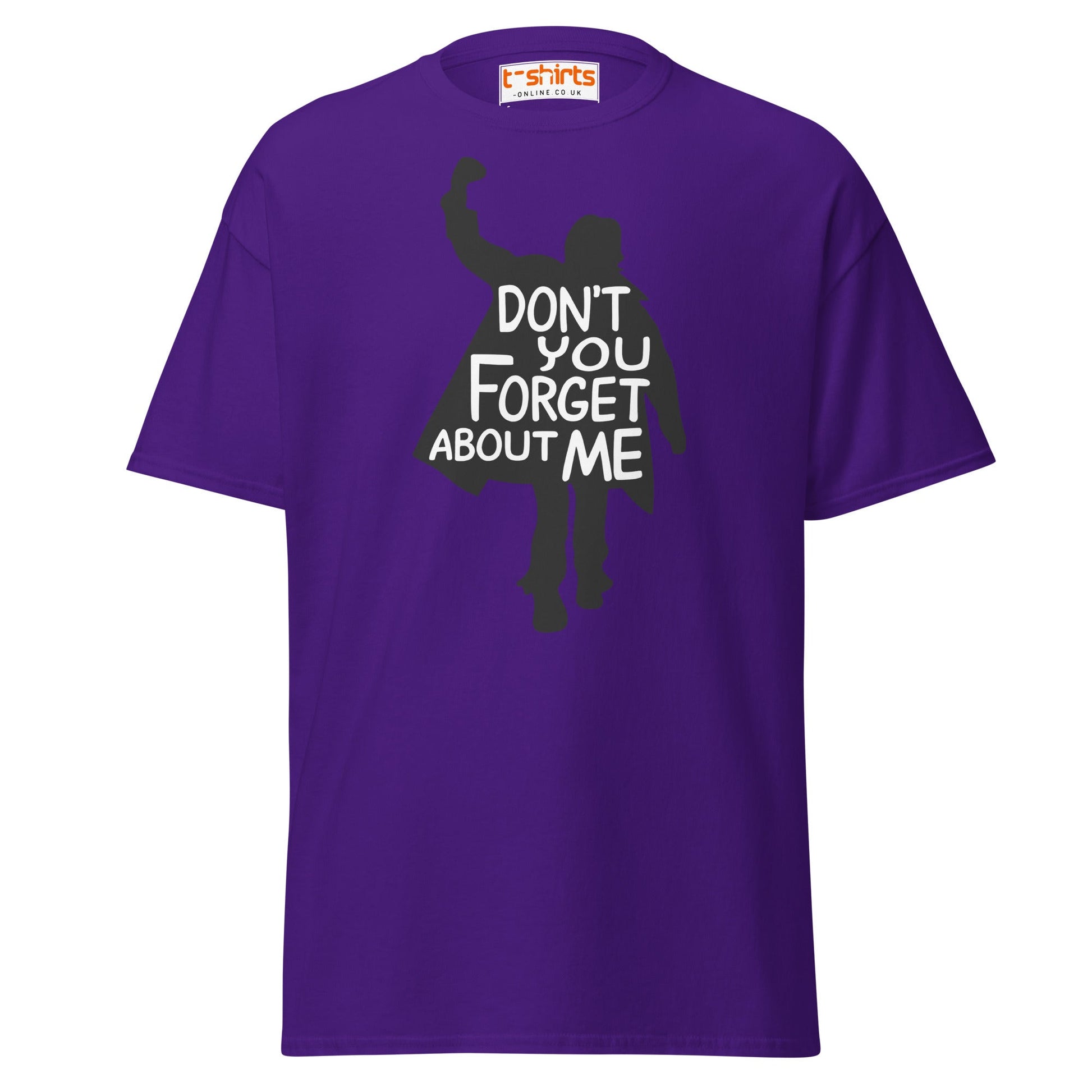 Don’t You Forget About Me T-Shirt – Retro 80s Tee - Purple - T-Shirts Online