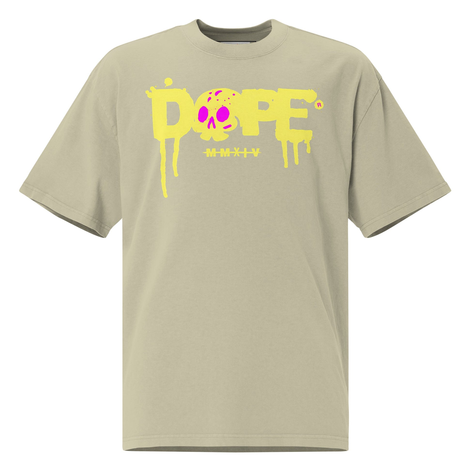 Dope T-Shirt | Oversized Faded Tee - Faded Black - T-Shirts Online
