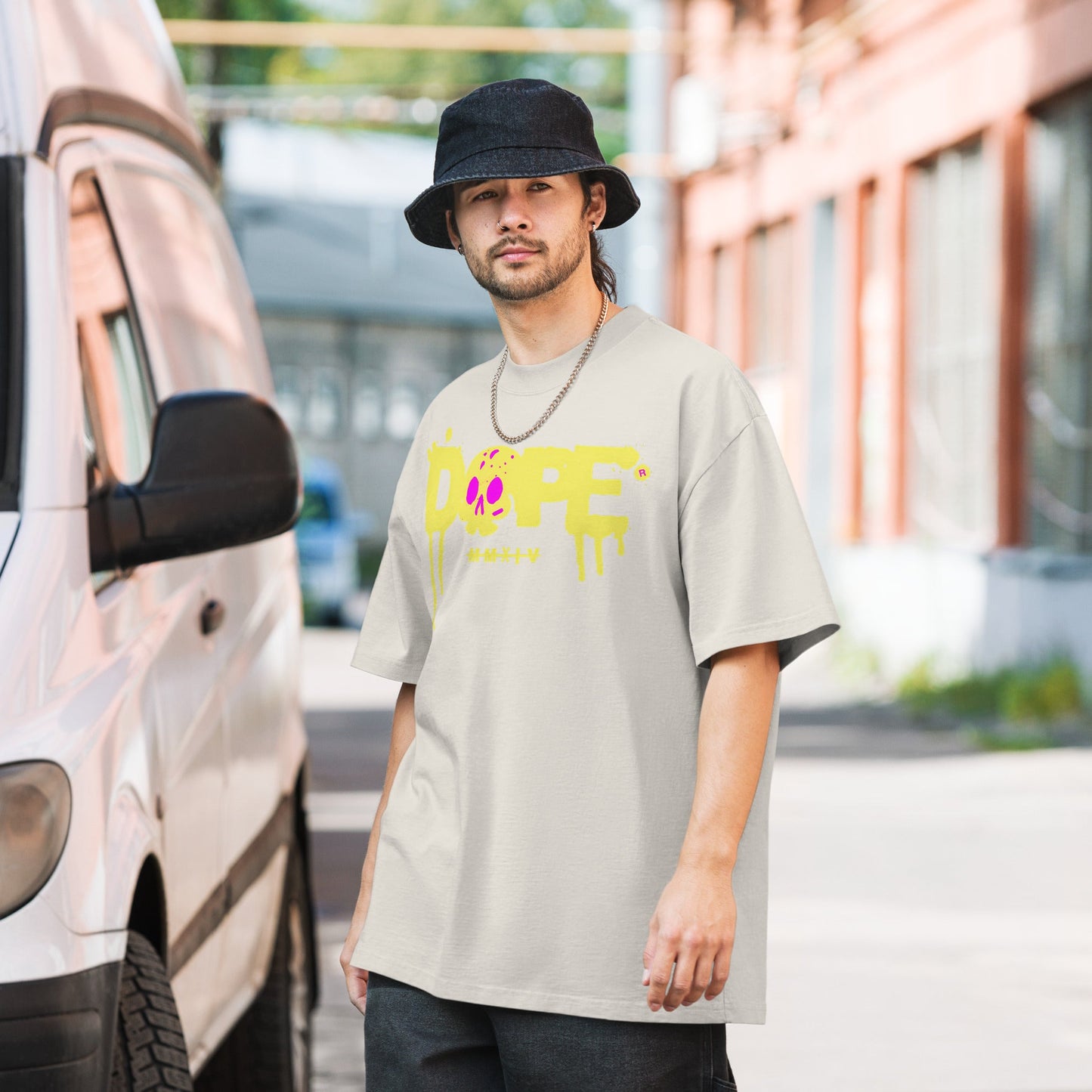 Dope T-Shirt | Oversized Faded Tee - Faded Black - T-Shirts Online