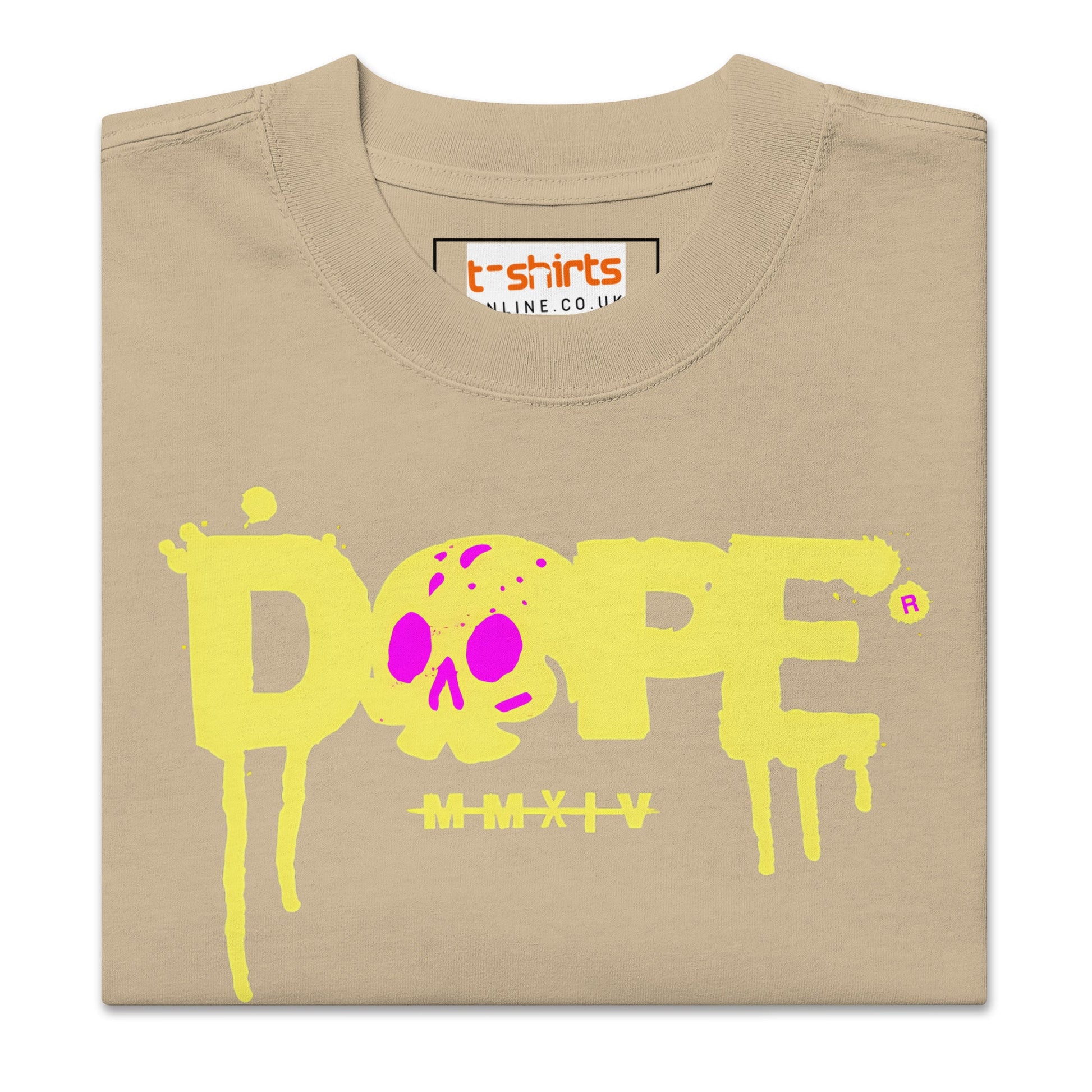 Dope T-Shirt | Oversized Faded Tee - Faded Black - T-Shirts Online