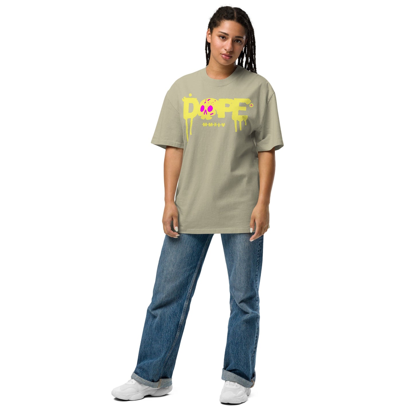 Dope T-Shirt | Oversized Faded Tee - Faded Black - T-Shirts Online