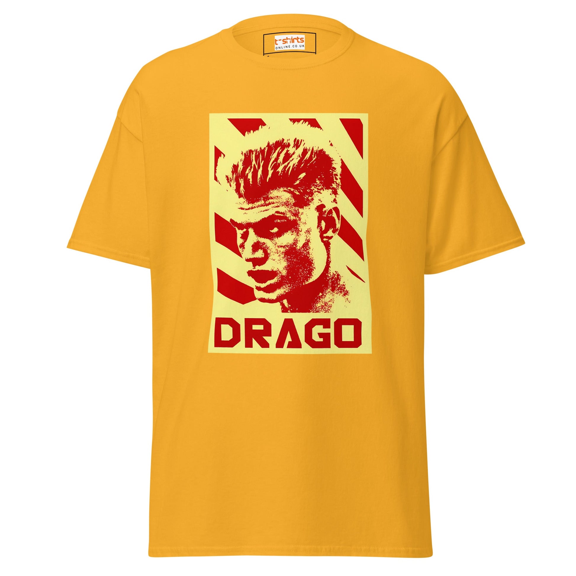 Drago T-Shirt | Boxing Tee - Gold - T-Shirts Online