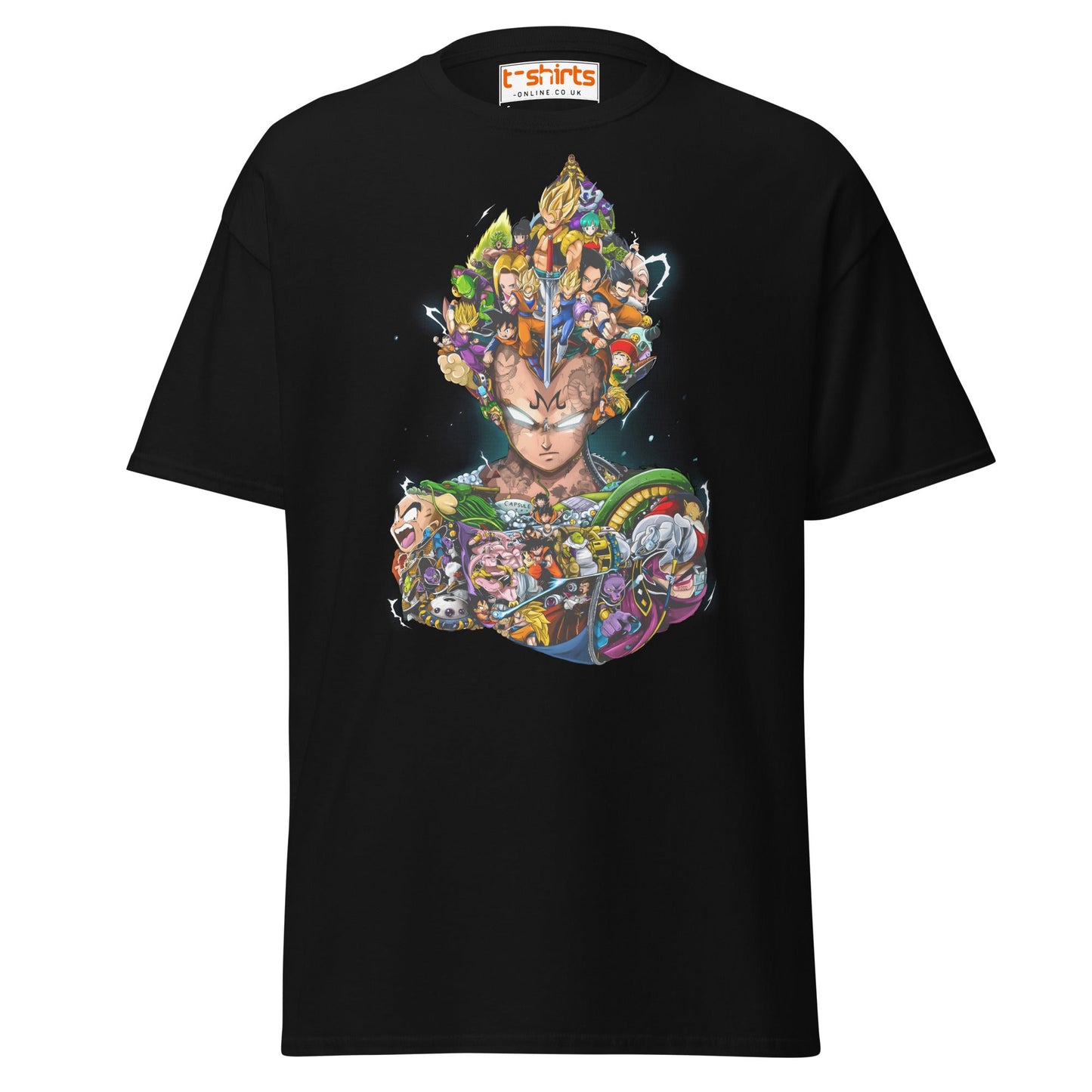 Dragon Ball Z Collage T-Shirt | Epic Anime Art Tee - Black - T-Shirts Online