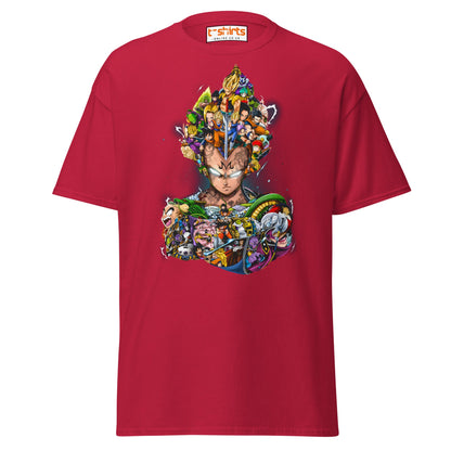 Dragon Ball Z Collage T-Shirt | Epic Anime Art Tee - Cardinal - T-Shirts Online