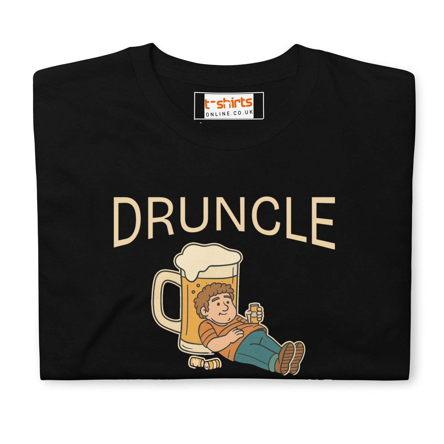 Druncle T-Shirt | Just Like a Normal Uncle - Only Drunker - Navy - T-Shirts Online