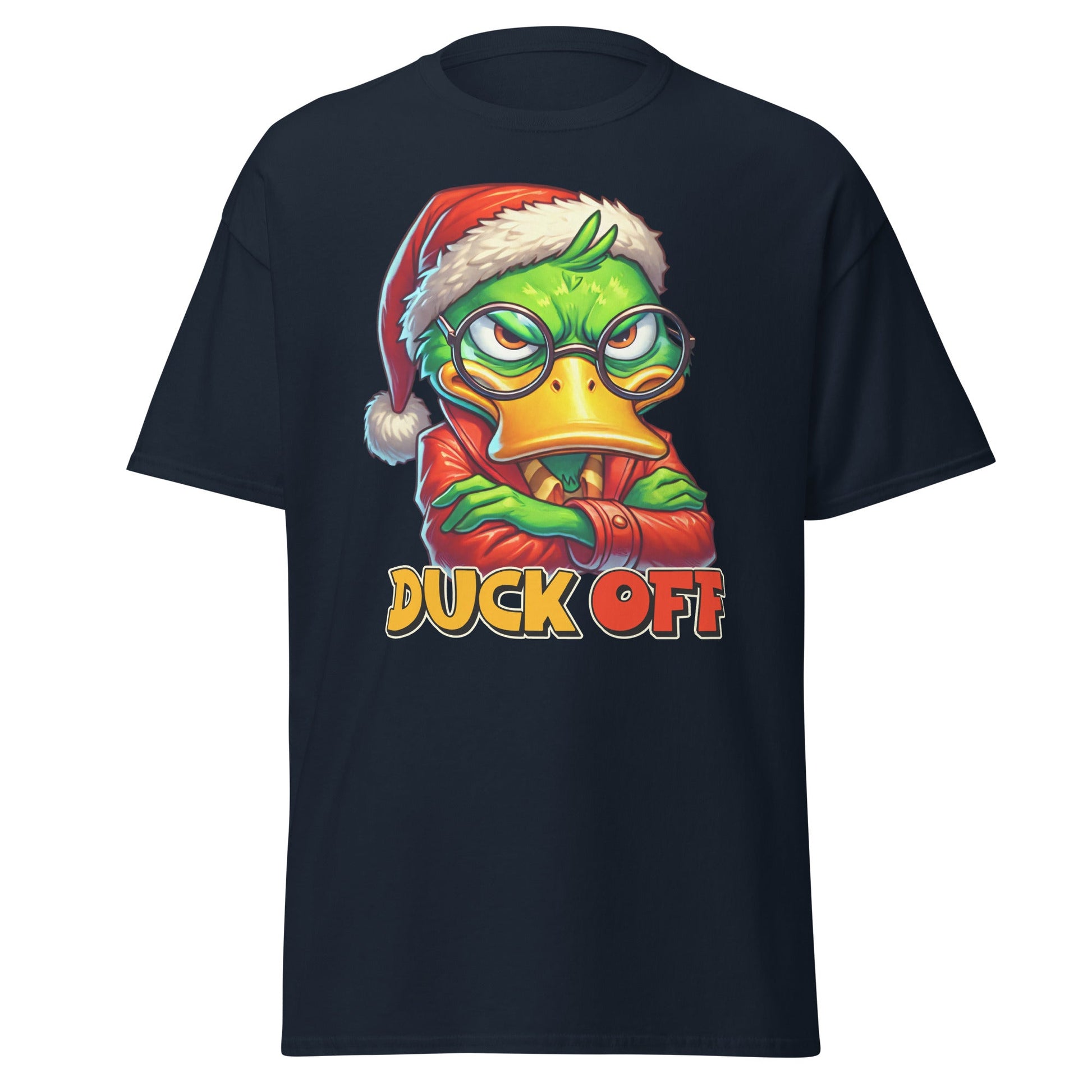 Duck Off | Sarcastic Duck T-Shirt - Navy - T-Shirts Online
