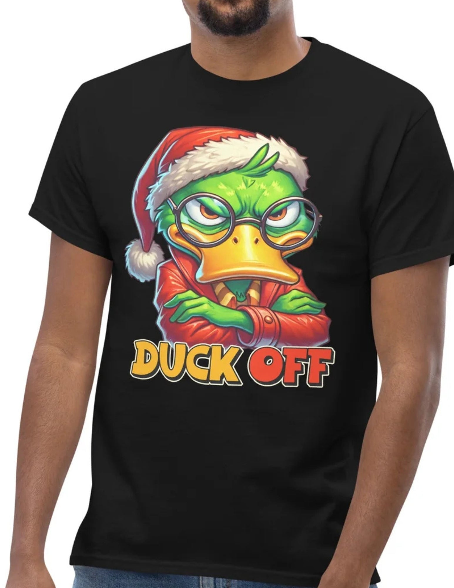 Duck Off | Sarcastic Duck T-Shirt - Black - T-Shirts Online